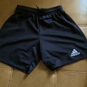 black adida shorts